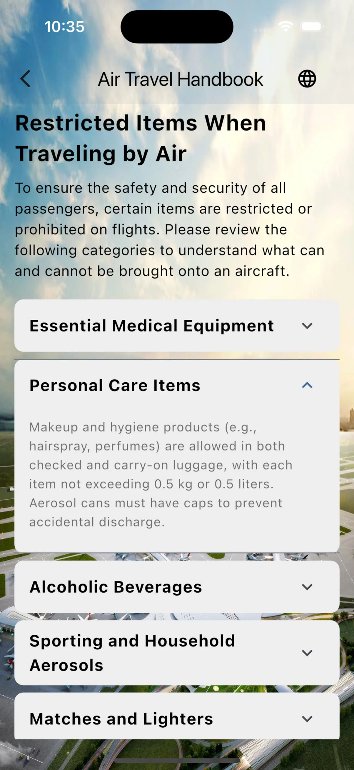 ACV Portal screenshot