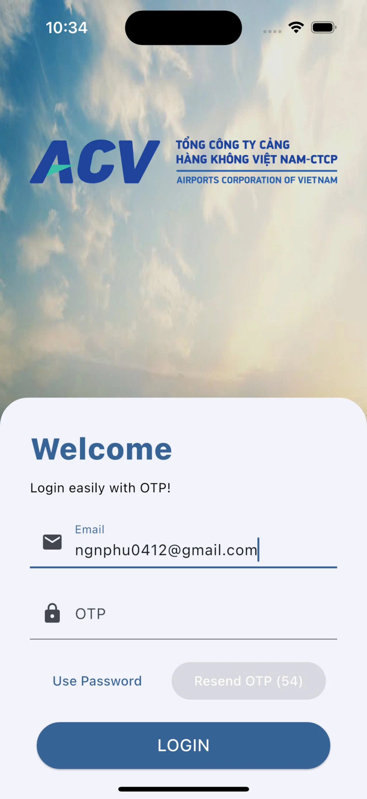 ACV Portal screenshot